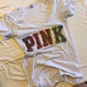 VS pink tee